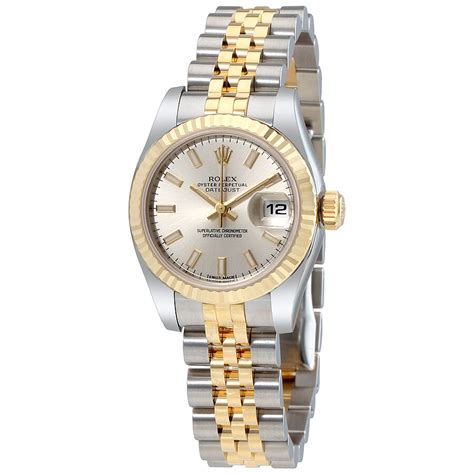 rolex datejust womens silver|rolex datejust silver price.